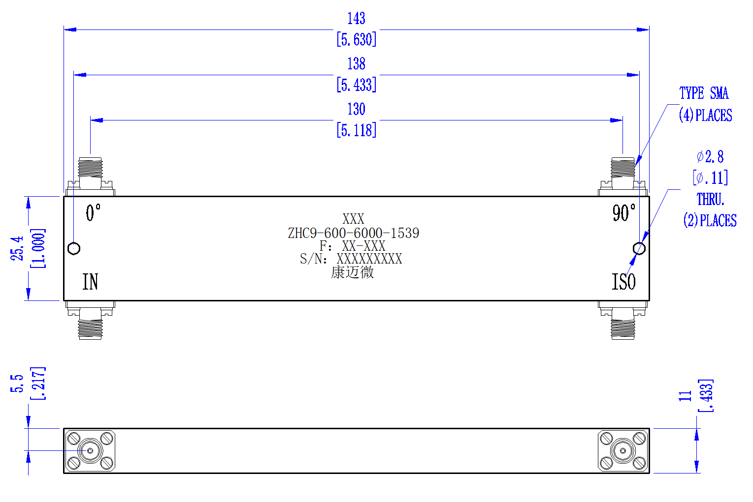 Configuration(mm)