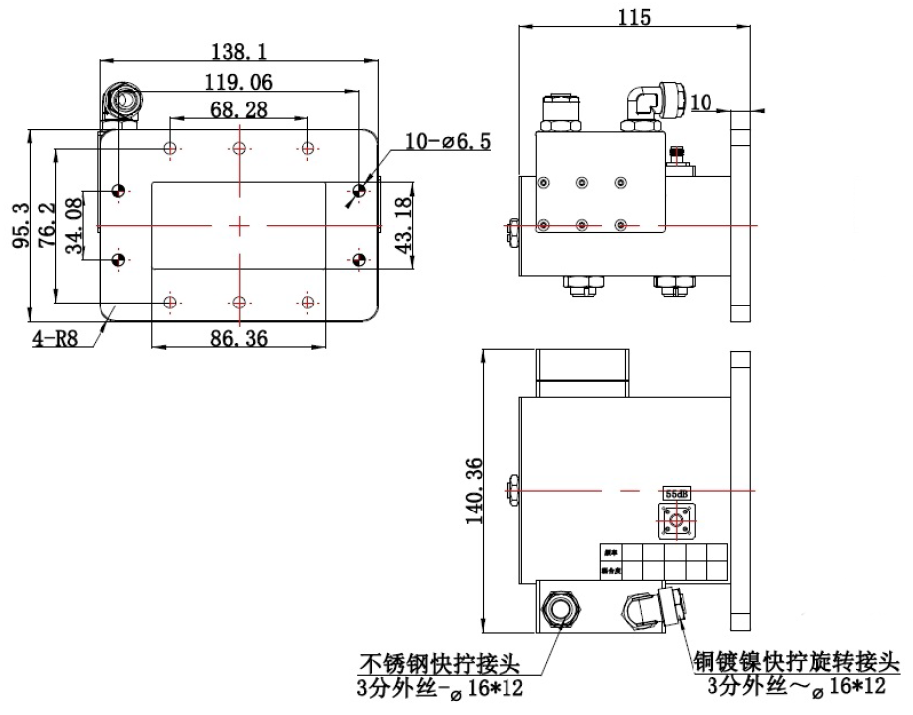 Configuration(mm)