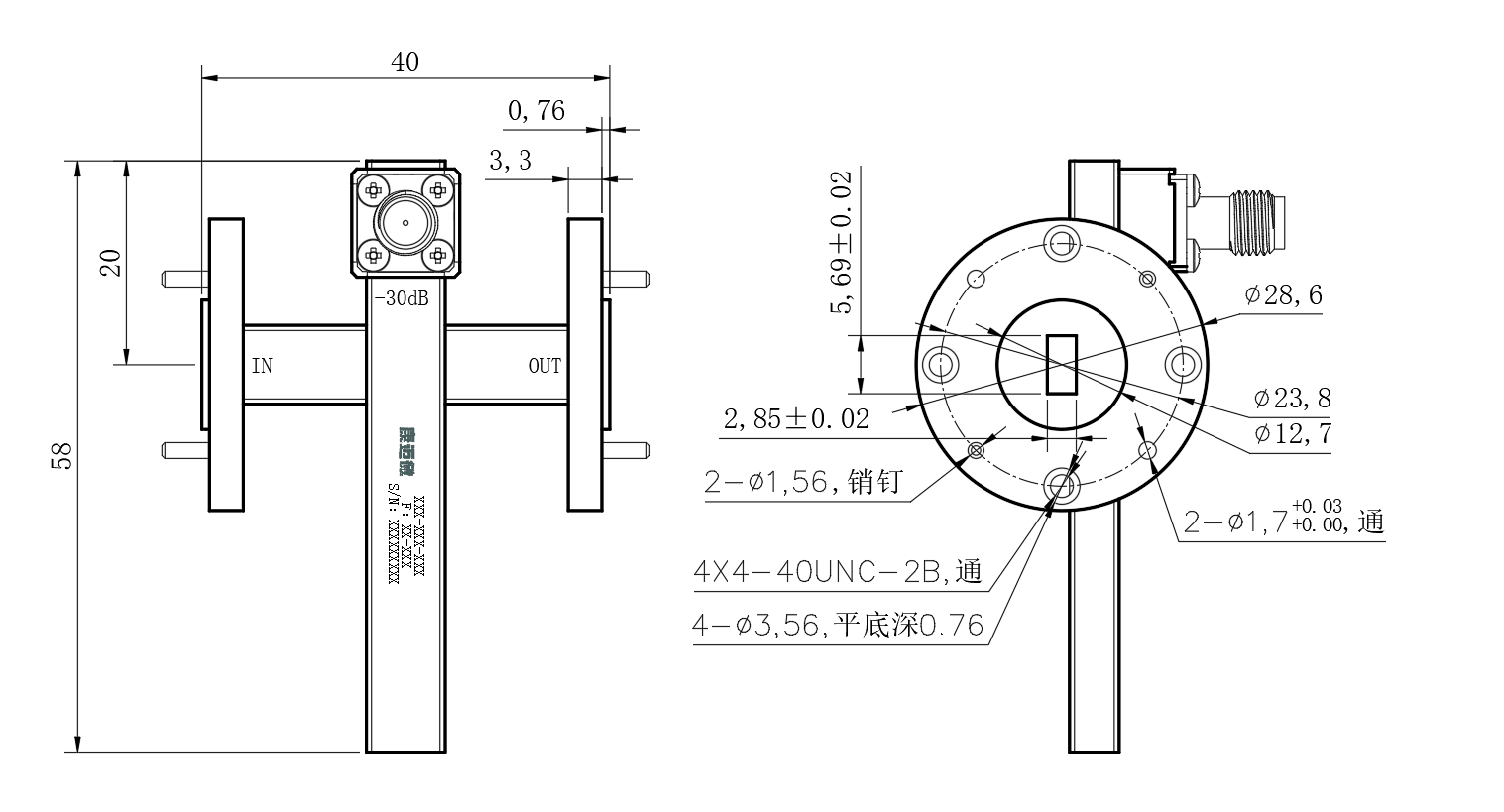 Configuration(mm)