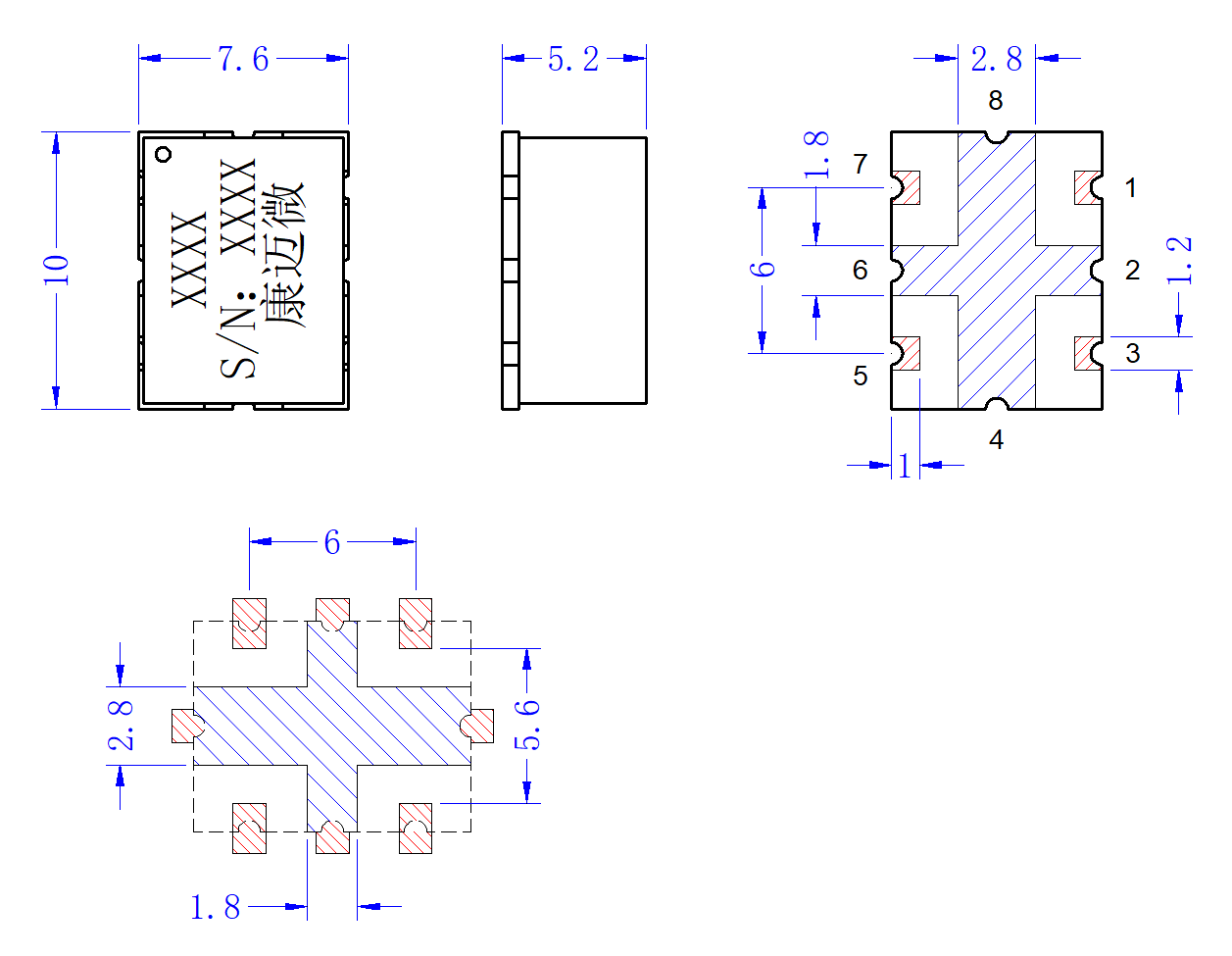 Configuration(mm)
